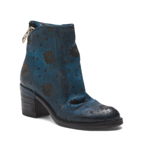 AS98 ocean Leather Jase Flr Booties - Picture 1 of 2